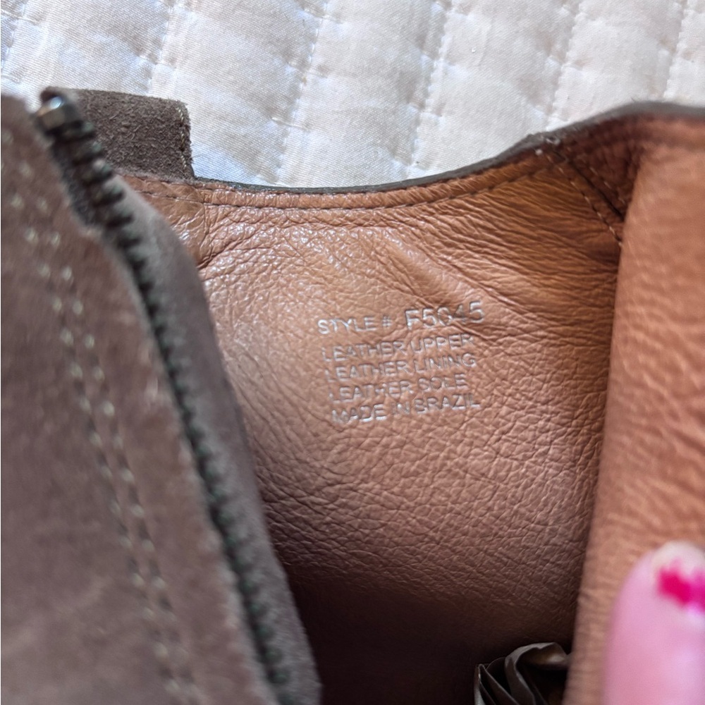 : : MADEWELL Tan Suede Leather Ankle Boots : : - Picture 10 of 15